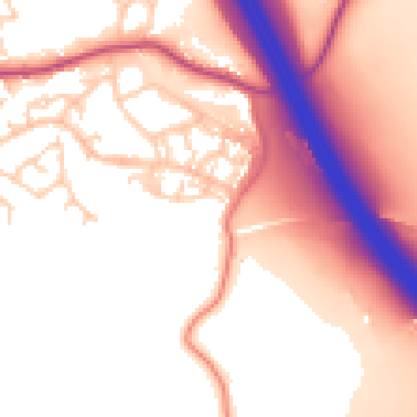 Daytime road noise heatmap for S75 3PF