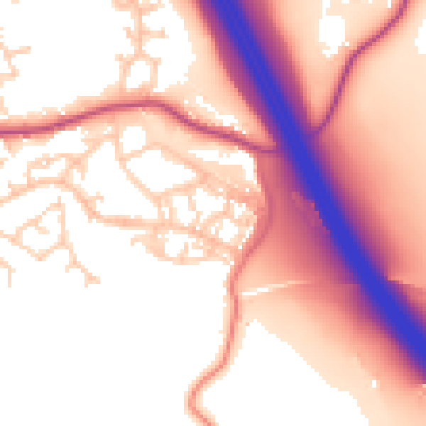 Daytime road noise heatmap for S75 3PN