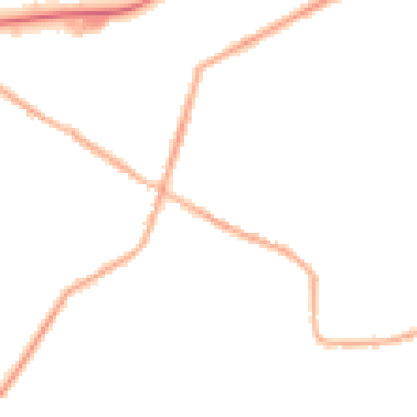 Night-time road noise heatmap for S75 3RF