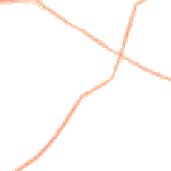 Night-time road noise heatmap for S75 3RX