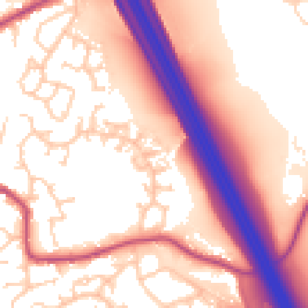 Daytime road noise heatmap for S75 3TE