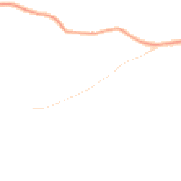 Night-time road noise heatmap for S75 4AF