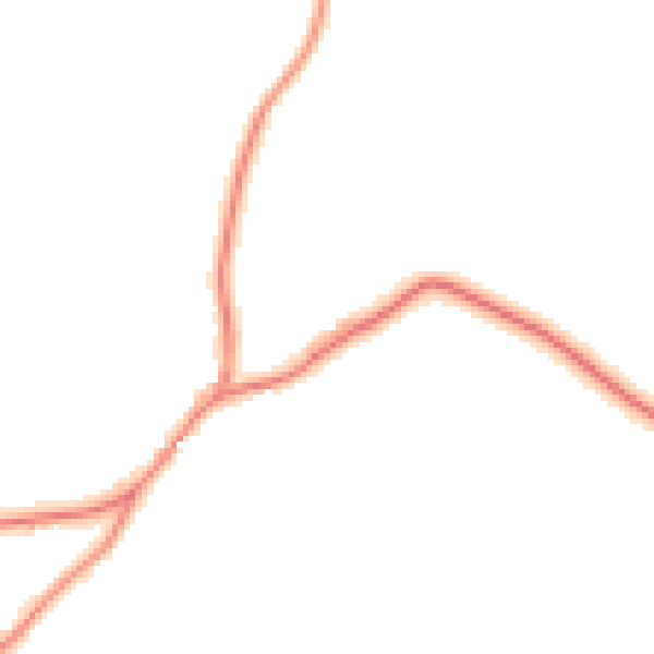 Daytime road noise heatmap for S75 4BH