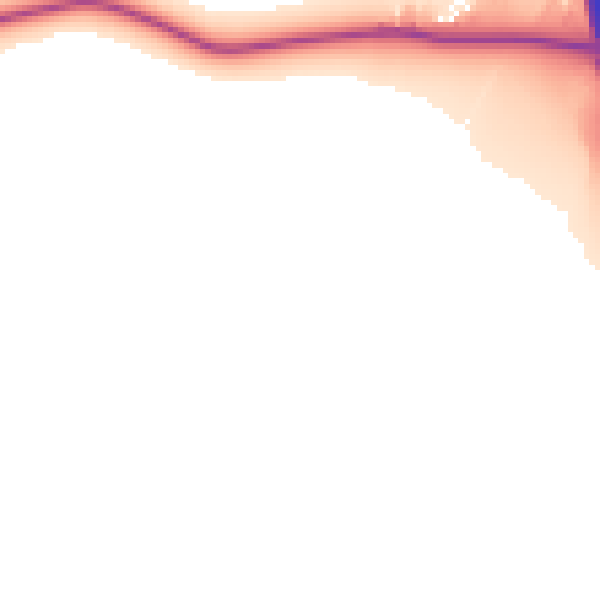 Daytime road noise heatmap for S75 4DS