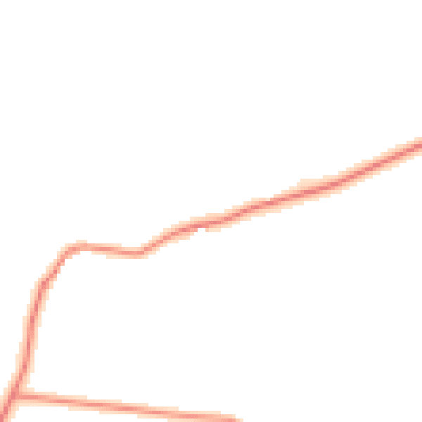 Daytime road noise heatmap for S75 4EF