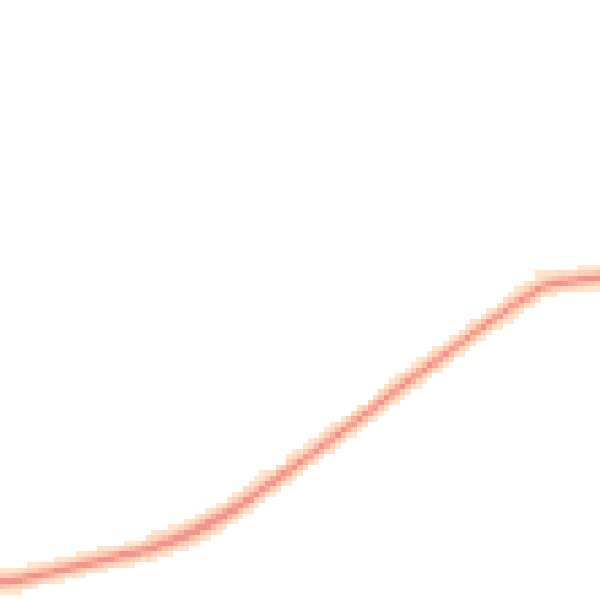 Night-time road noise heatmap for S75 4EY