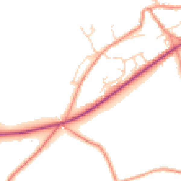 Daytime road noise heatmap for S75 4FD