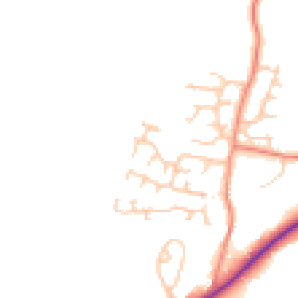 Daytime road noise heatmap for S75 4HD