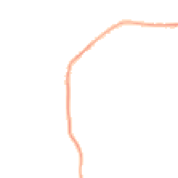 Night-time road noise heatmap for S75 4SD