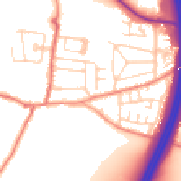 Daytime road noise heatmap for S75 5DP