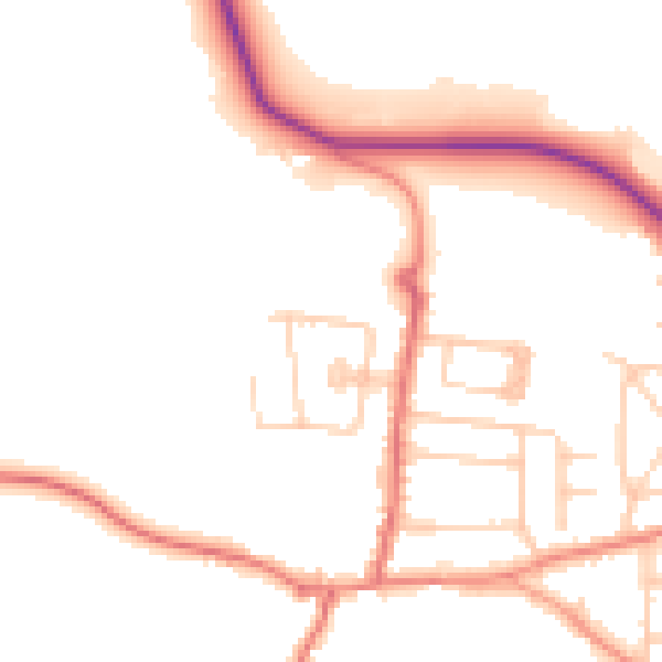 Daytime road noise heatmap for S75 5ES