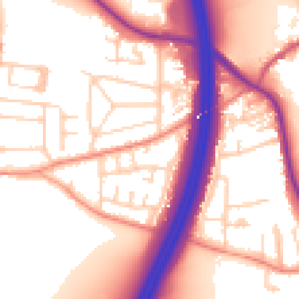 Daytime road noise heatmap for S75 5HD