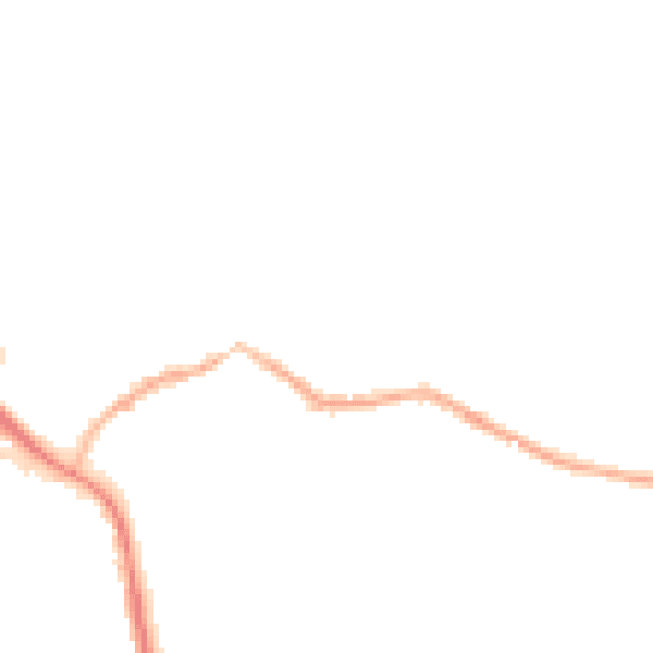Night-time road noise heatmap for S75 5HJ