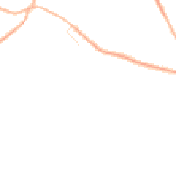 Night-time road noise heatmap for S75 6BL