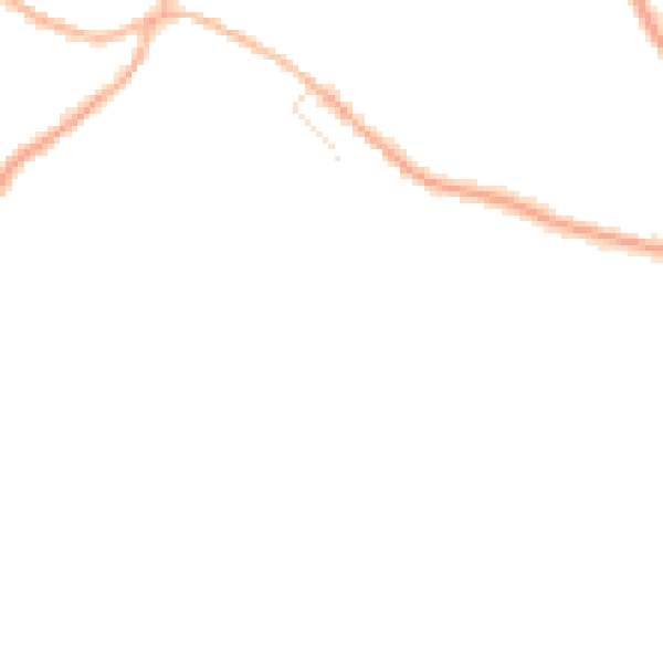 Night-time road noise heatmap for S75 6GA