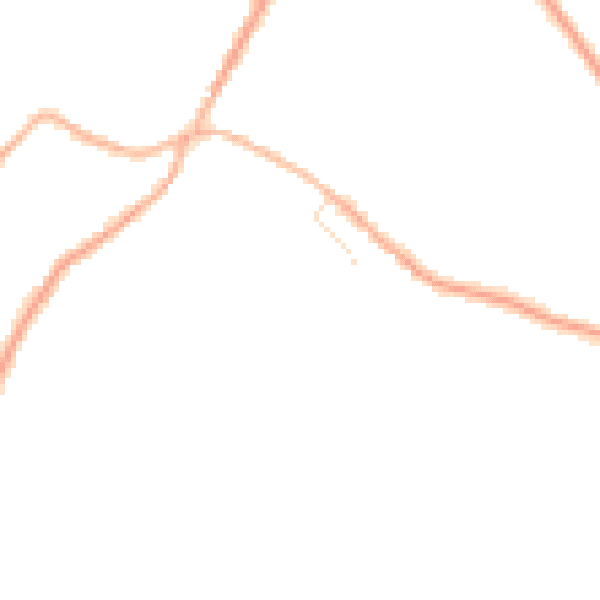 Night-time road noise heatmap for S75 6NZ