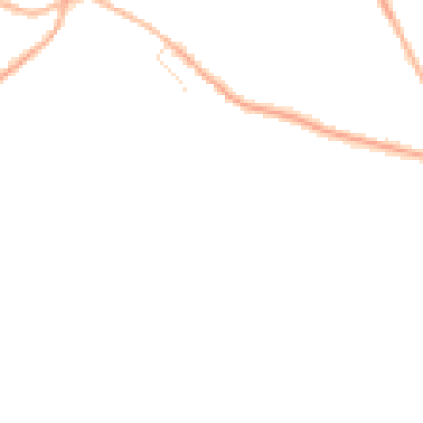 Night-time road noise heatmap for S75 6PQ