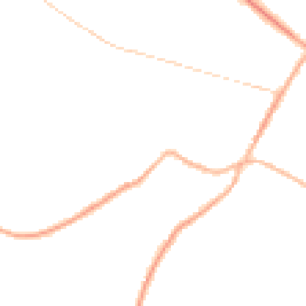 Night-time road noise heatmap for S75 6PR