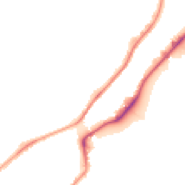 Night-time road noise heatmap for S9 1AU