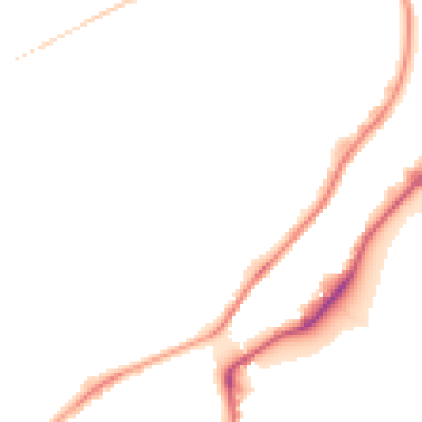 Night-time road noise heatmap for S9 1AW