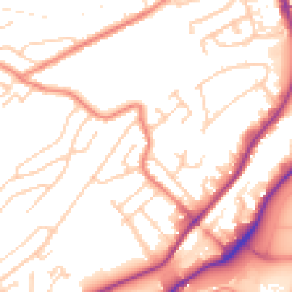 Daytime road noise heatmap for S9 1AX