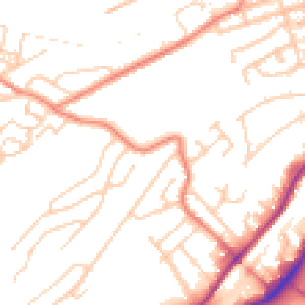 Daytime road noise heatmap for S9 1AY