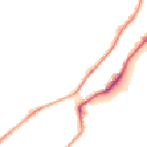 Night-time road noise heatmap for S9 1BD