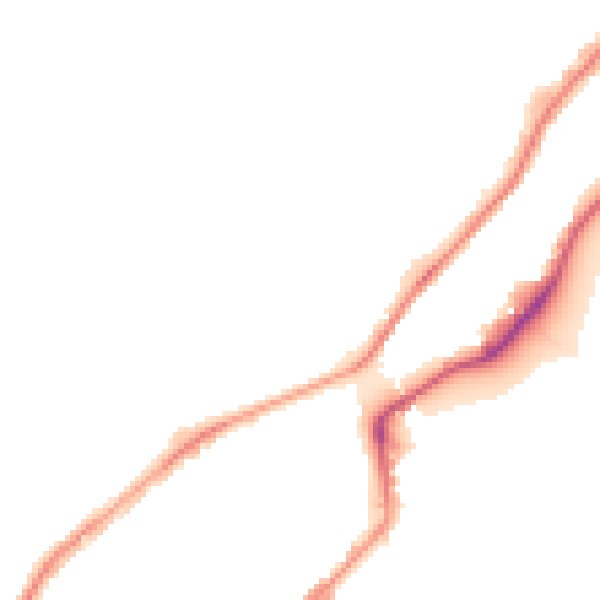 Night-time road noise heatmap for S9 1BJ