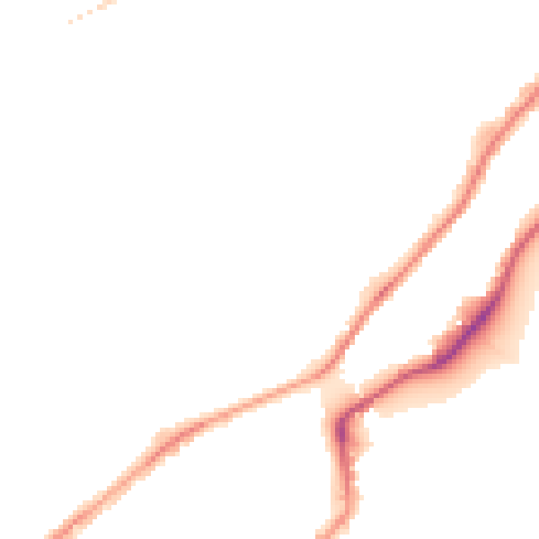 Night-time road noise heatmap for S9 1BQ