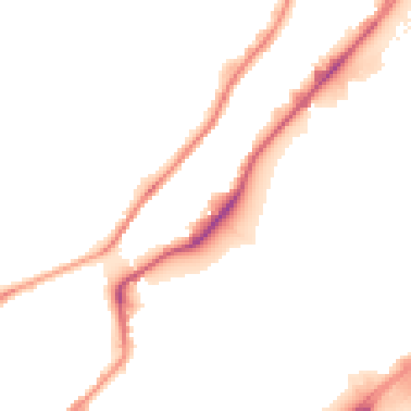 Night-time road noise heatmap for S9 1BY