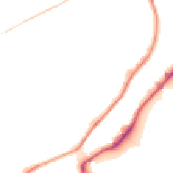 Night-time road noise heatmap for S9 1DQ