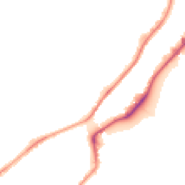 Night-time road noise heatmap for S9 1GE