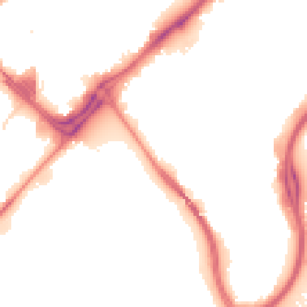 Night-time road noise heatmap for S9 2DE