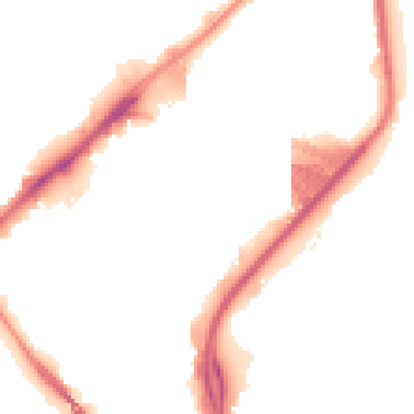 Night-time road noise heatmap for S9 2FN