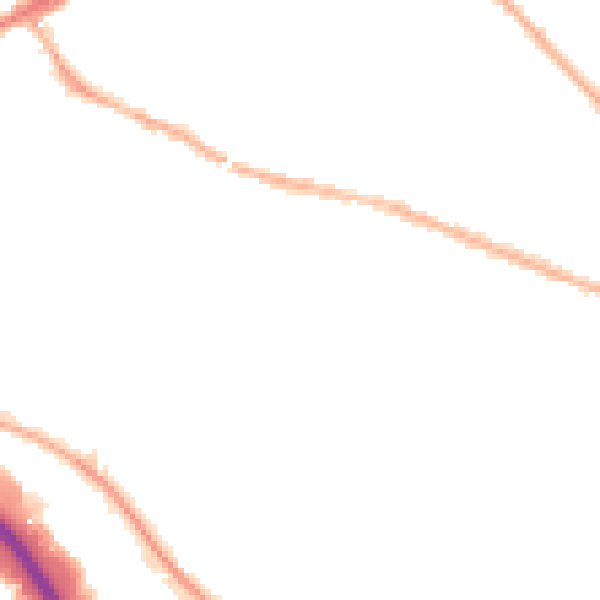 Night-time road noise heatmap for S9 3AF