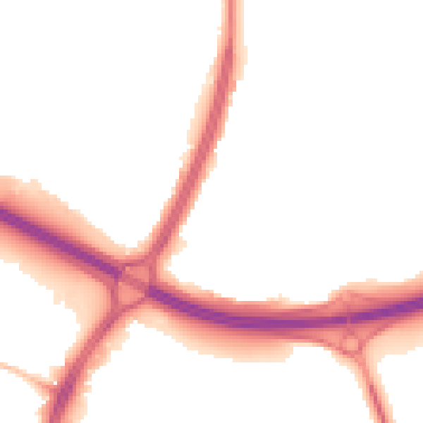 Night-time road noise heatmap for S9 4EJ