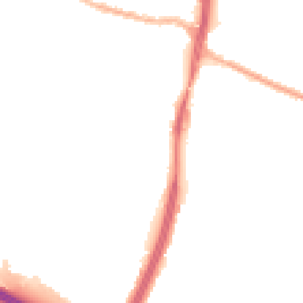 Night-time road noise heatmap for S9 4JF