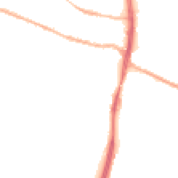 Night-time road noise heatmap for S9 4JN