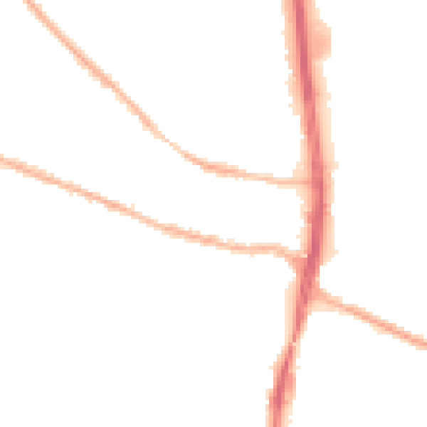 Night-time road noise heatmap for S9 4RJ
