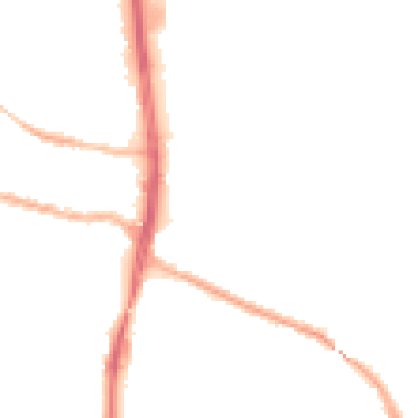 Night-time road noise heatmap for S9 5BA