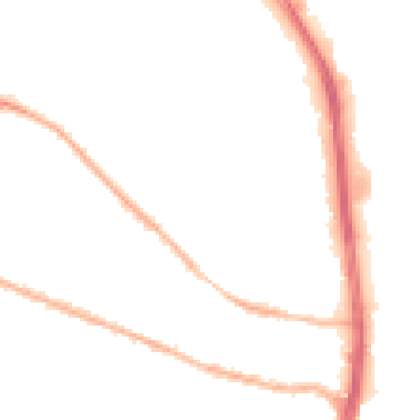 Night-time road noise heatmap for S9 5BG