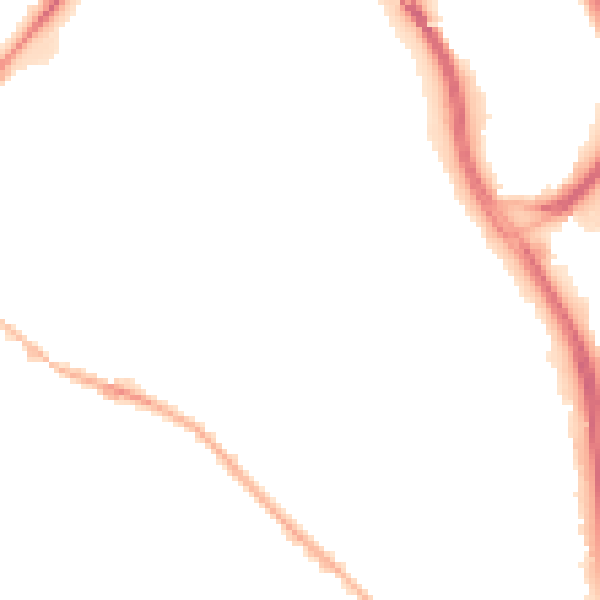 Night-time road noise heatmap for S9 5EB
