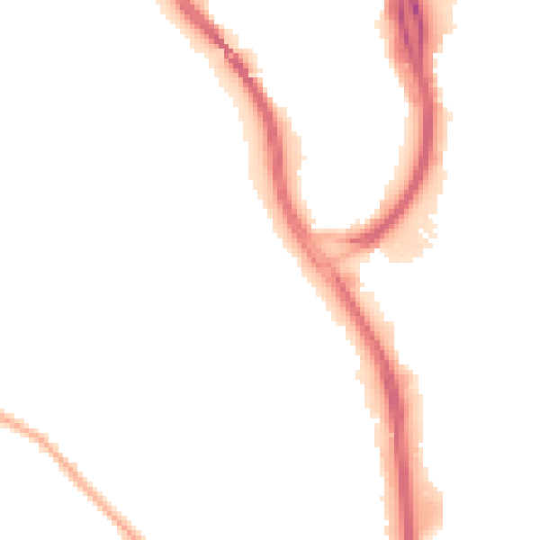 Night-time road noise heatmap for S9 5ES