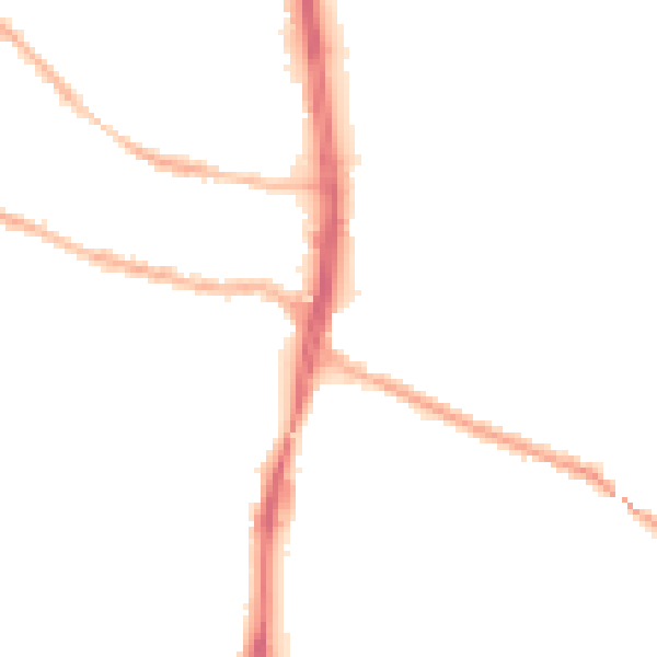 Night-time road noise heatmap for S9 5HH