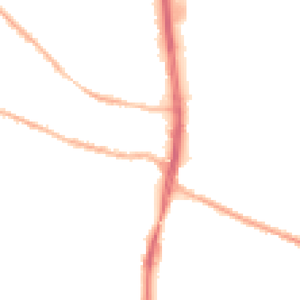 Night-time road noise heatmap for S9 5HP