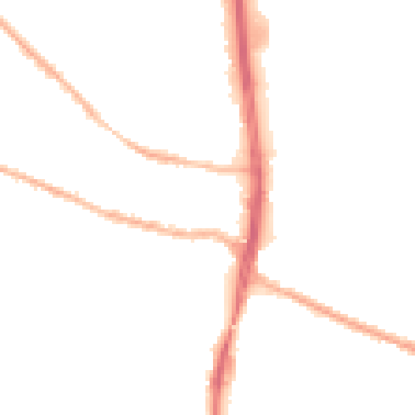 Night-time road noise heatmap for S9 5HQ