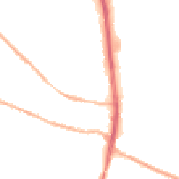 Night-time road noise heatmap for S9 5PQ