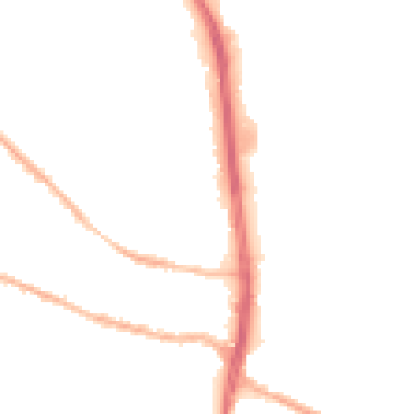 Night-time road noise heatmap for S9 5PR