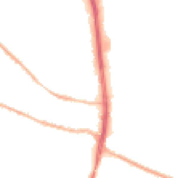 Night-time road noise heatmap for S9 5PT