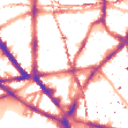 Night-time road noise heatmap for SE1 0AD